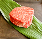 究極の松阪牛フィレ肉の鉄板焼き