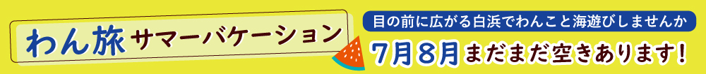 わん旅 サマーバケーション
