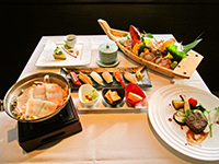 美食家の寿司三昧と松阪牛プラン