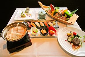 美食家の寿司三昧と松阪牛プラン（別邸限定）